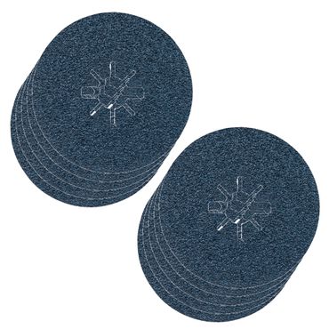 10x Bosch Fiberschleifscheibe X-LOCK R574 Best for Metal 125 x 22,23 mm K 36