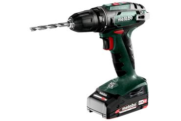 Metabo Akku-Bohrschrauber BS18 18V 2x 2,0 Ah + Lader SC30 im Kunstsstoffkoffer