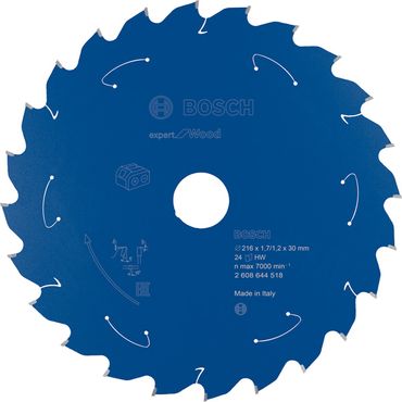 Bosch Kreissägeblatt Expert for Wood 216x30x1.7/1.2x24T
