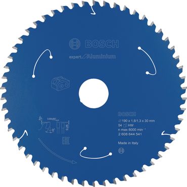 Bosch Kreissägeblatt Expert for Aluminium 190x30x1.8/1.3x54T