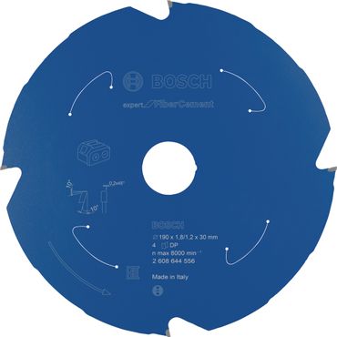 Bosch Kreissägeblatt Expert for Fiber Cement 190x30x1.8/1.2x4T