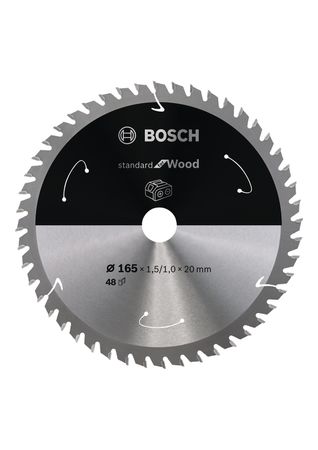 Bosch Kreissägeblatt Standard for Wood 165x20x1.5/1.0x48T