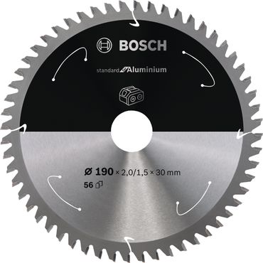 Bosch Kreissägeblatt Standard for Aluminium 190x30x2/1.5x56T