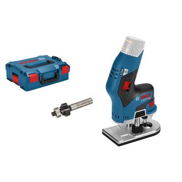 Bosch Akku-Kantenfräse GKF 12V-8 ohne Akku ohne Lader in L-Boxx inkl. Fräser