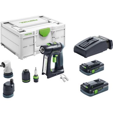 Festool Akku-Bohrschrauber C 18 HPC 2x4,0 Akku mit Lader im Systainer SYS3 M 187
