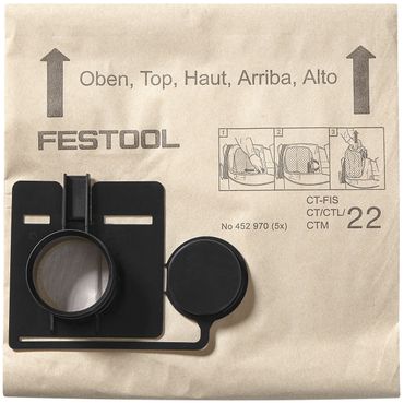 Festool Filtersack FIS-CT 22/5, 5-Stück