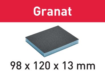 Festool Handschleifschwamm Granat 98x120x13 120 GR/6