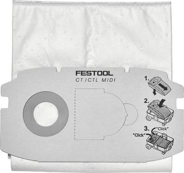 Festool SELFCLEAN Filtersack SC FIS-CT MIDI/5 - 5 Stück