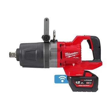 Milwaukee Akku-Schlagschrauber 1" Vierkant Sprengring ONE KEY M18 ONEFHIWF1DS-121C 1x 12,0 Ah Akku + Lader im Koffer