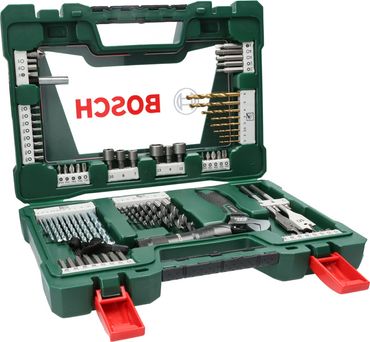 Bosch TiN-Bohrer- und Bit-Set, 83-teilig V-Line inkl. Taschenlampe