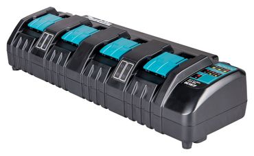 Makita Vierfach-Ladegerät DC18SF für LXT-Serie 14,4 und 18V Akkus