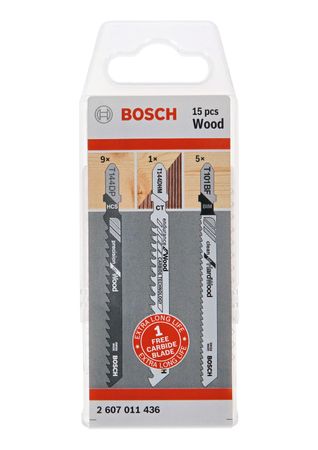 Bosch Stichsägeblätter-Set für Holz 15 tlg.