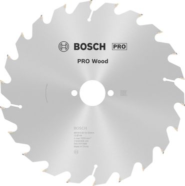 Bosch PRO Wood Kreissägeblatt, 216 x 2,6 x 30 mm, T22