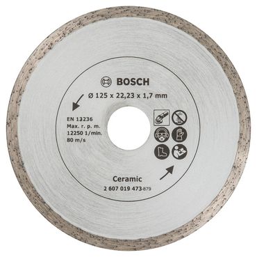 Bosch Diamanttrennscheibe für Fliesen, Ø 125 mm