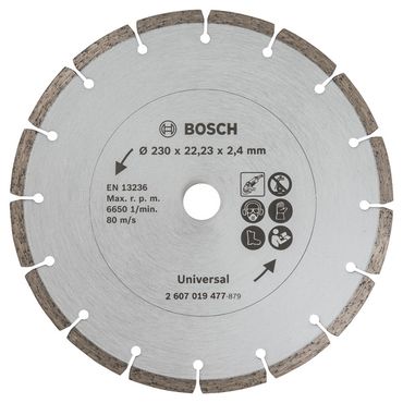 Bosch Diamanttrennscheibe für Baumaterial, Ø 230 mm