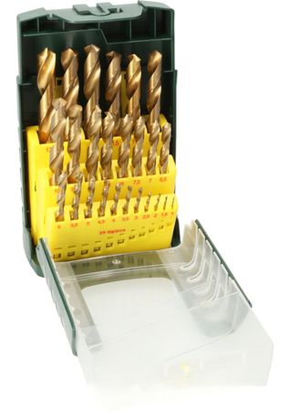Bosch HSS-TiN-Metallbohrer-Set 1-13 mm, 25 tlg.