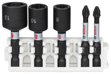 Bosch Impact Control Schrauberbit- und Steckschlüssel-Set, 5-teilig