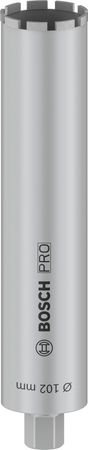 Bosch PRO Nassbohrkrone, 102 x 450 mm, G 1 1/4 Zoll UNC