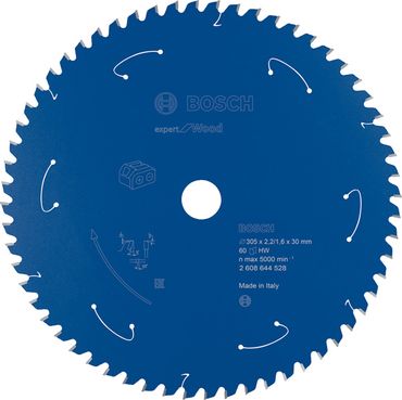 Bosch Kreissägeblatt Expert for Wood 305x30x2.2/1.6x60T