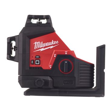 Milwaukee Kreuzlinienlaser 3 x 360° M123PL-0C ohne Akku ohne Lader im Koffer