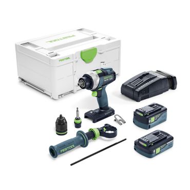 Festool Akku-Bohrschrauber TDC 18/4 mit 5,2/4,0 I-Plus-SCA + Lader im Systainer