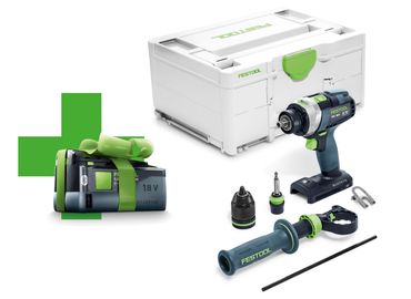 Festool Akku-Schlagbohrschrauber TPC 18/4 I-Basic-5,0 QUADRIVE ohne Lader im Systainer