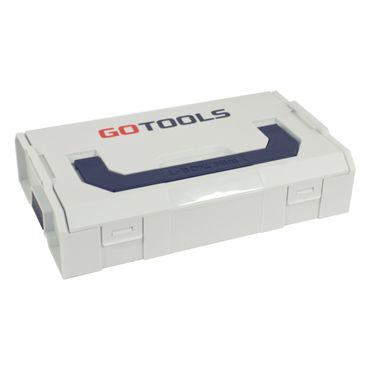 GOTOOLS Systemkoffer L-Boxx Mini grau Kleinsortiment-Box GT81500 GOTOOLS Systemkoffer L-Boxx Mini grau Kleinsortiment-Box GT81500