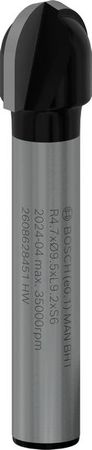 Bosch PRO Hohlkehlfräser, 6 mm, R1 4,7 mm, D 9,5 mm, L 9,2 mm, G 40 mm