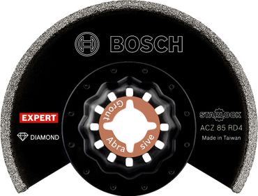 Bosch EXPERT Grout Segment Blade ACZ 85 RD4 Blatt für Multifunktionswerkzeuge, 85 mm, 10 Stück
