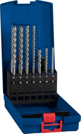 Bosch EXPERT SDS plus-7X Hammerbohrer-Set, 5/6/6/8/8/10/12 mm, 7-tlg.