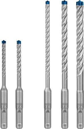 Bosch EXPERT SDS plus-7X Hammerbohrer-Set, 5/6/6/8/10 mm, 5-tlg.