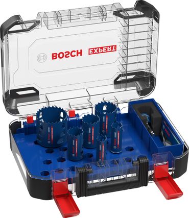 Bosch EXPERT Tough Material Lochsäge-Set, 22/25/35/40/51/68 mm, 9-tlg.