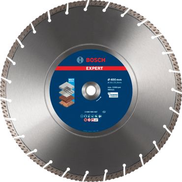 Bosch EXPERT MultiMaterial Diamanttrennscheiben, 400 x 20/25,40 x 3,3 x 12 mm