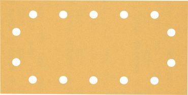 Bosch EXPERT C470 Schleifpapier mit 14 Löchern für Schwingschleifer, 115 x 230 mm, G 120, 10 Stück