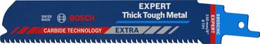 Bosch EXPERT ‘Thick Tough Metal’ S 955 CHC Säbelsägeblatt, 10 Stück