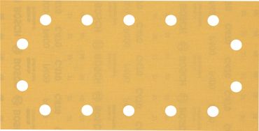 Bosch EXPERT C470 Schleifpapier mit 14 Löchern für Schwingschleifer, 115 x 230 mm, G 400, 10 Stück