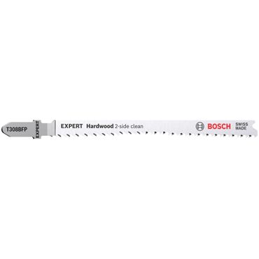 Bosch EXPERT Hardwood 2-side clean T 308 BFP Stichsägeblatt, 25 Stück