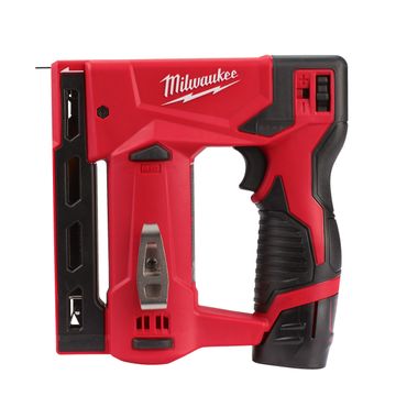 Milwaukee Akku-Tacker M12BST-202X, 2x 2,0 Ah und Ladegerät in HD-Box