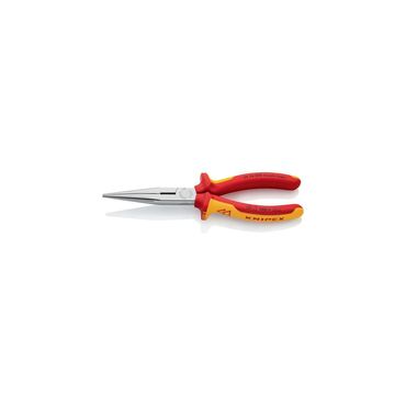 Knipex Flachrundzange Länge 200 mm gerade VDE Mehrkomponenten-Hüllen