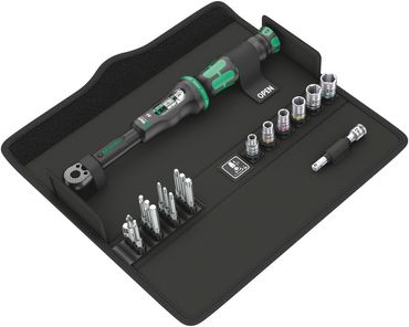 Wera Drehmomentschlüsselset Click-Torque A 6 Set 1 20-teilig 2,5 - 25 Nm 1/4 "