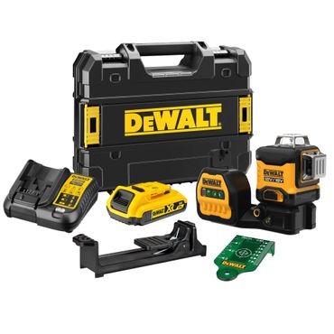 DeWALT Akku-Multilinienlaser 18V 3x360 Grad DCE089D1G18-QW Akku + Lader in TSTAK