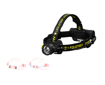 LEDLENSER H7R Work Wiederaufladbare und dimmbare Profi-Stirnlampe