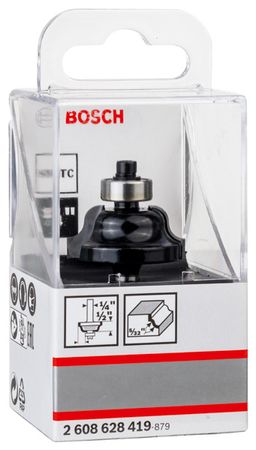 Bosch PRO Kantenfräser B, 1/4", R1 4 mm, D1 28,6 mm, B 8 mm, L 12,4 mm, G 54 mm