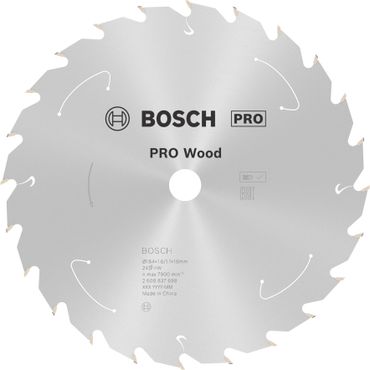 Bosch PRO Wood cordless Kreissägeblatt, 184 x 1,6 x 16 mm, T24