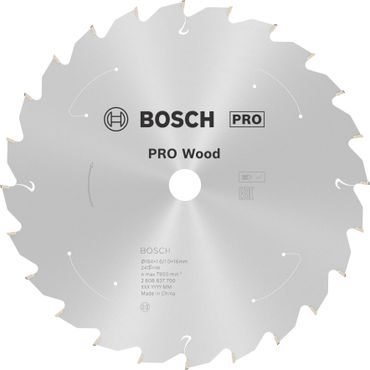 Bosch PRO Wood cordless Kreissägeblatt, 184 x 1,6 x 16 mm, T24