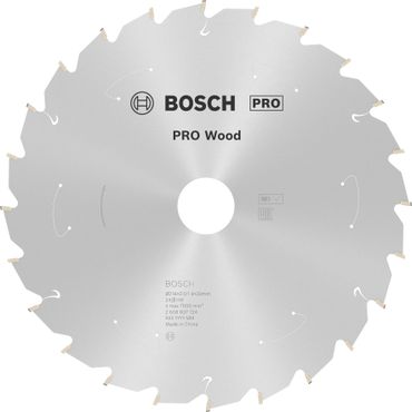 Bosch PRO Wood cordless Kreissägeblatt, 216 x 1,7 x 30 mm, T24
