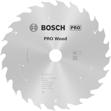 Bosch PRO Wood cordless Kreissägeblatt, 173 x 1,5 x 20 mm, T24