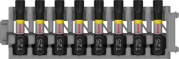 Bosch PRO Torx Impact Bit, T25, 25 mm, 8 Stück