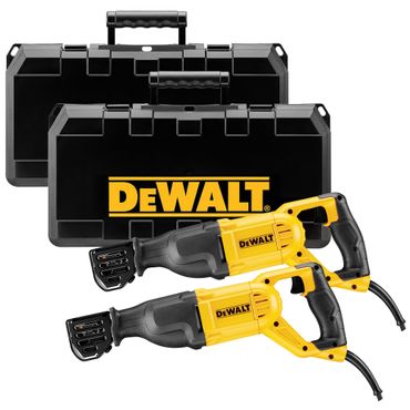 DeWalt Säbelsäge 1.100 Watt DWE305PKXL - 2er Pack im Transportkoffer