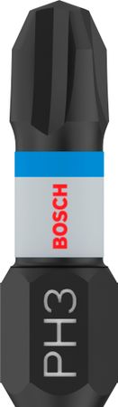 https://media.bosch-pt.com/ac/highres/2608522469_bo_pro_u_f_1_3607598.jpg Bosch PRO Phillips Impact Bit, PH3, 25 mm, 2 Stück